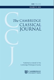 The Cambridge Classical Journal